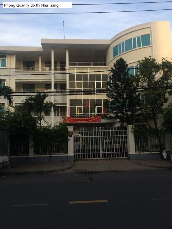 Phòng Quản lý đô thị Nha Trang